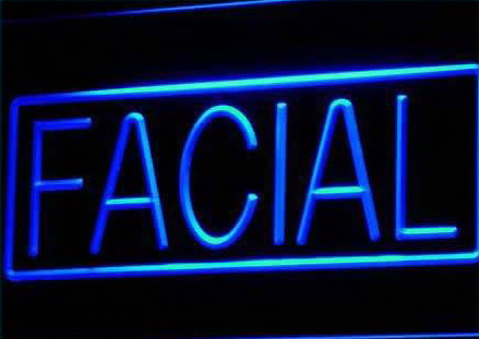 Facial LED Light Sign